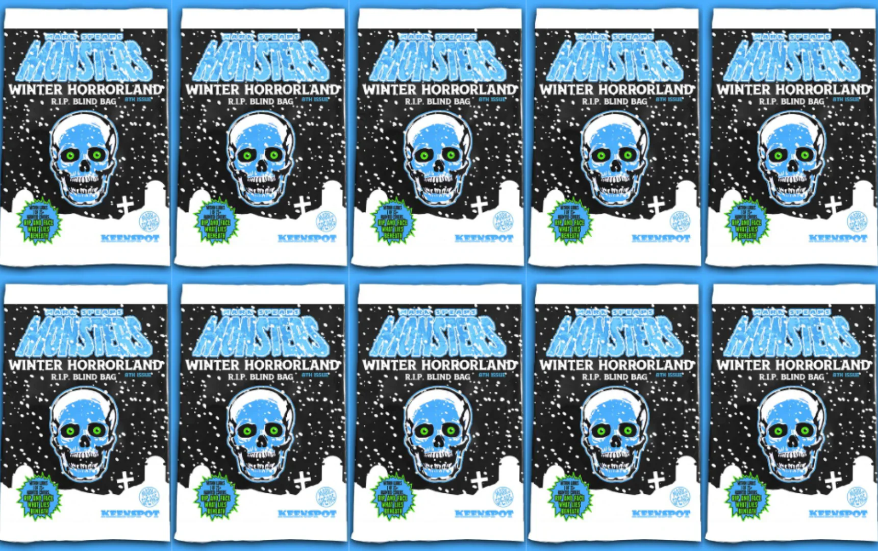 MARK SPEARS MONSTERS #8 CVR A WINTER HORRORLAND R.I.P BLIND BAG (50 copies)