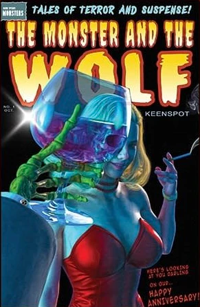 MARK SPEARS MONSTERS THE MONSTER & THE WOLF #1 MARK SPEARS BLIND BAG CHAMBER OF CHILLS HOMAGE VARIANT