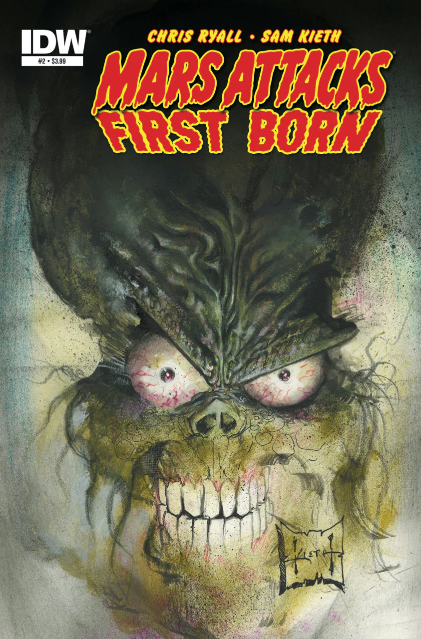 Mars Attacks First Born (2014 IDW Mini-Series Sam Keith / Chris Ryall) #2