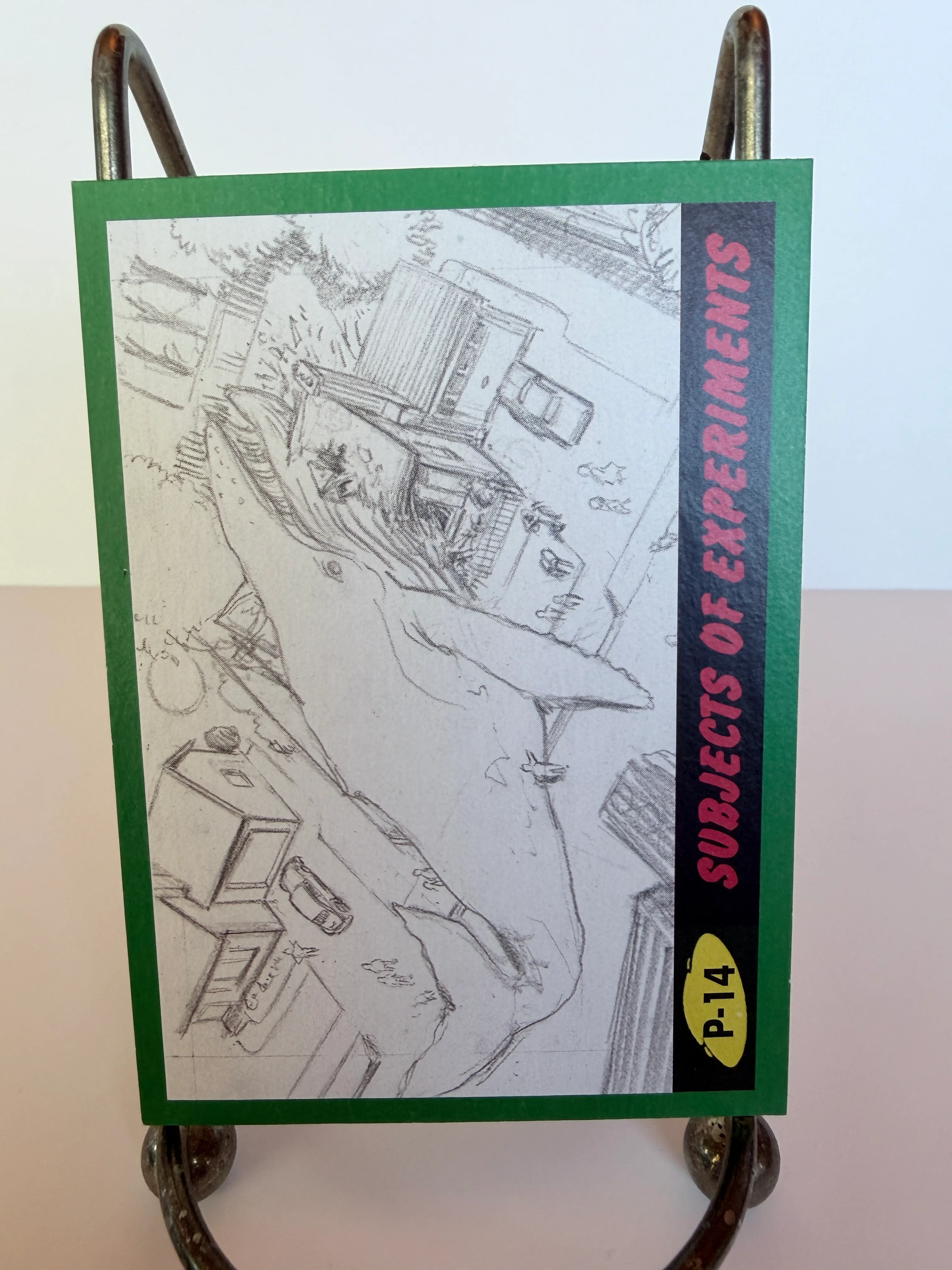 Mars Attacks: The Revenge! - 2017 Topps Trading Card Series P-14 Green Border