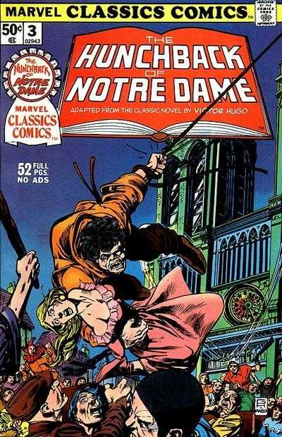 Marvel Classics Comics #3 The Hunchback of Notre Dame (1976 Illustrated Classic Novels)