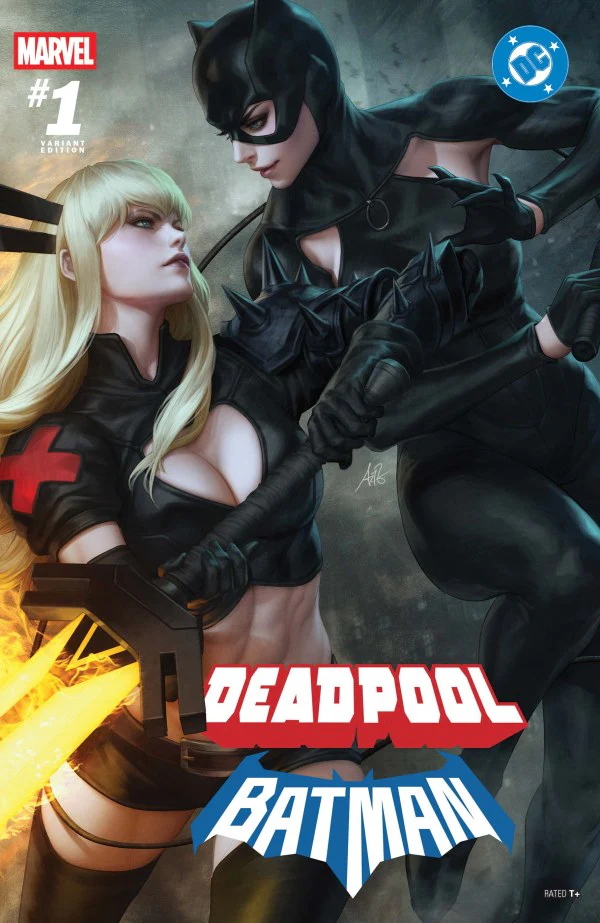 MARVEL/DC: DEADPOOL/BATMAN #1 ARTGERM VARIANT
