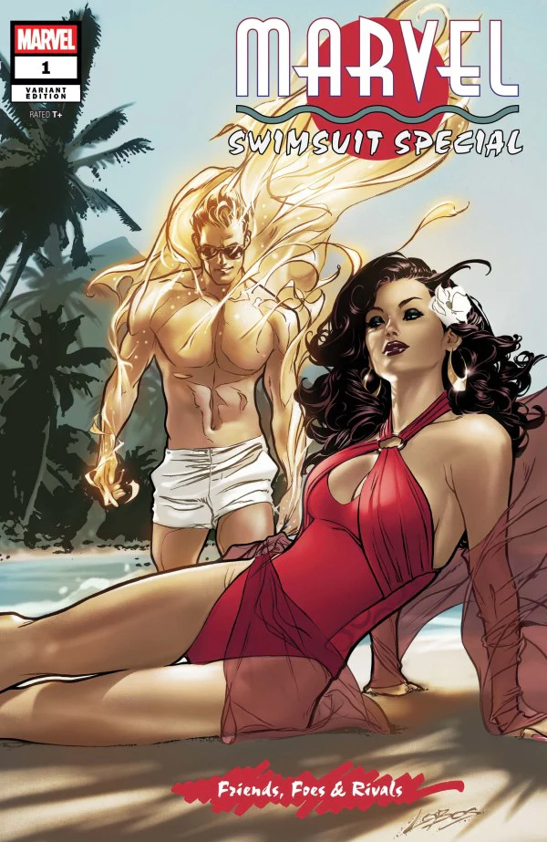 MARVEL SWIMSUIT SPECIAL: FRIENDS FOES & RIVALS #1 PABLO VILLALOBOS VARIANT