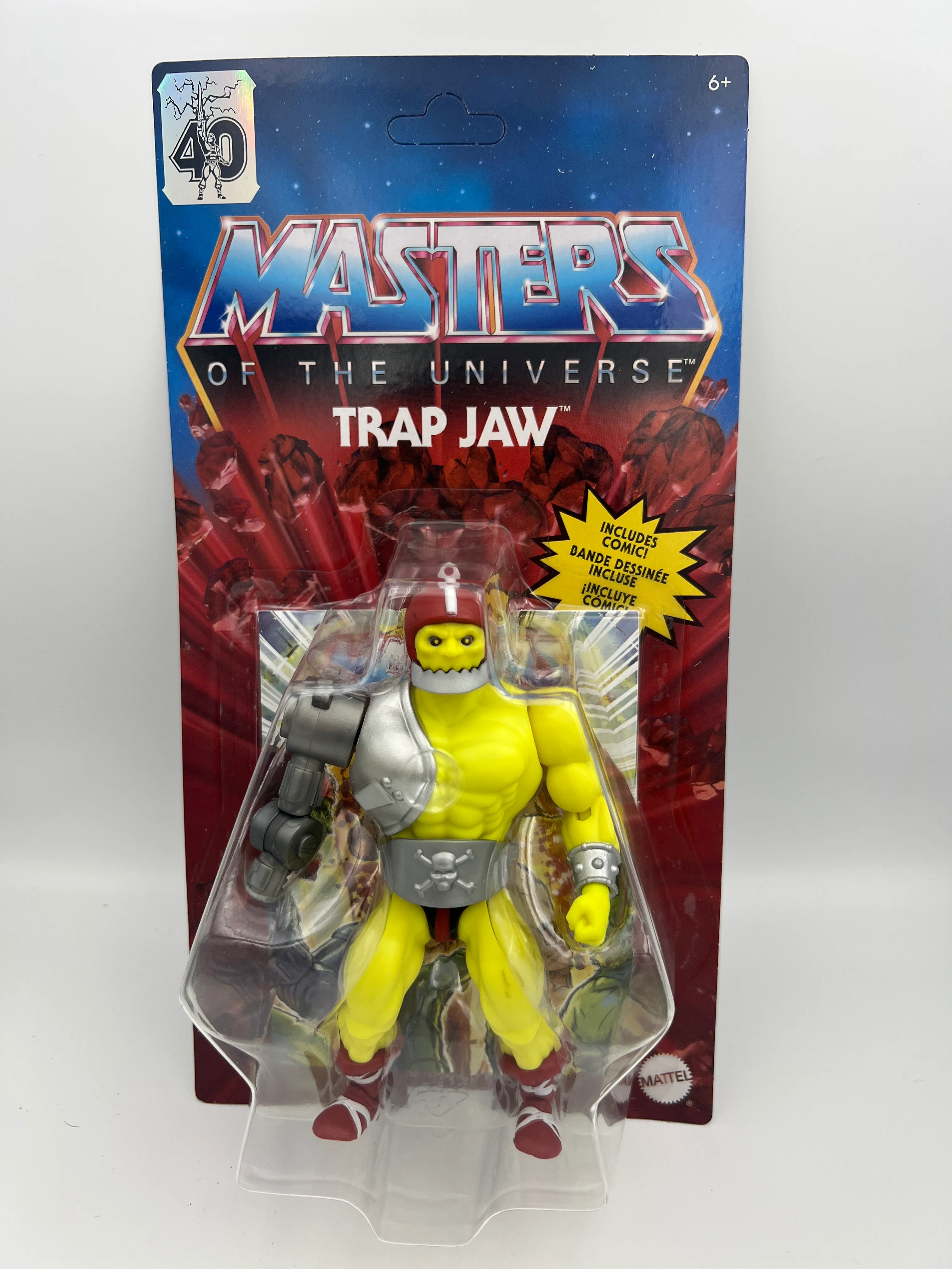 Masters of the Universe Origins Trap Jaw -FAN FAVORITE (Yellow) - (2020)  Action Figure MOC (Copy)