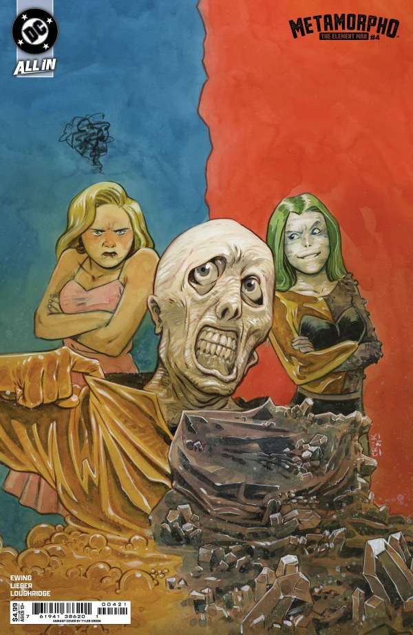 METAMORPHO: THE ELEMENT MAN #4 CVR B TYLER CROOK CARD STOCK VAR