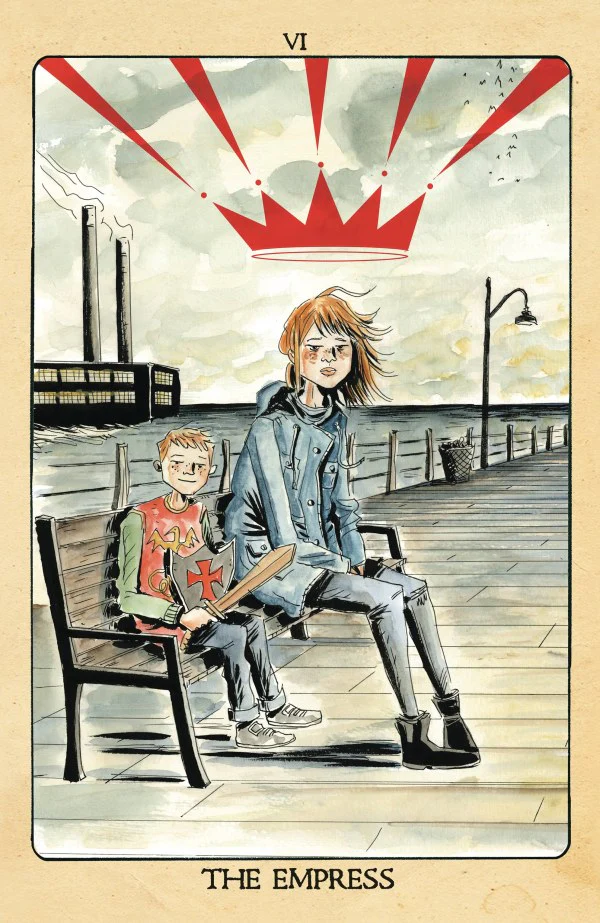 Minor Arcana #6 D 1:10 INCV Tarot Card Variant (Full Art Lemire)