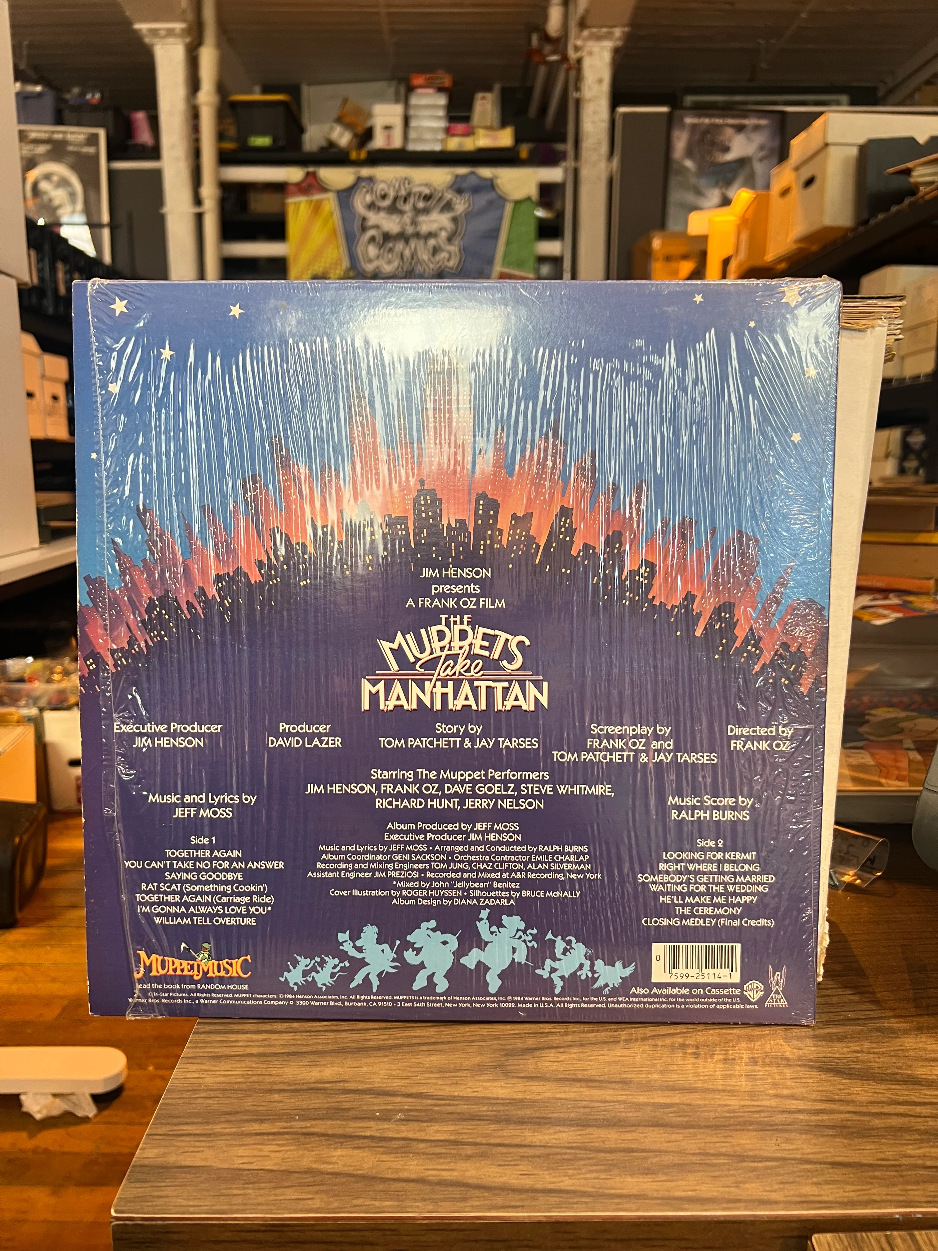 Muppets Take Manhattan : OST Soundtrack LP 1st Pressing NM/NM - Image 2