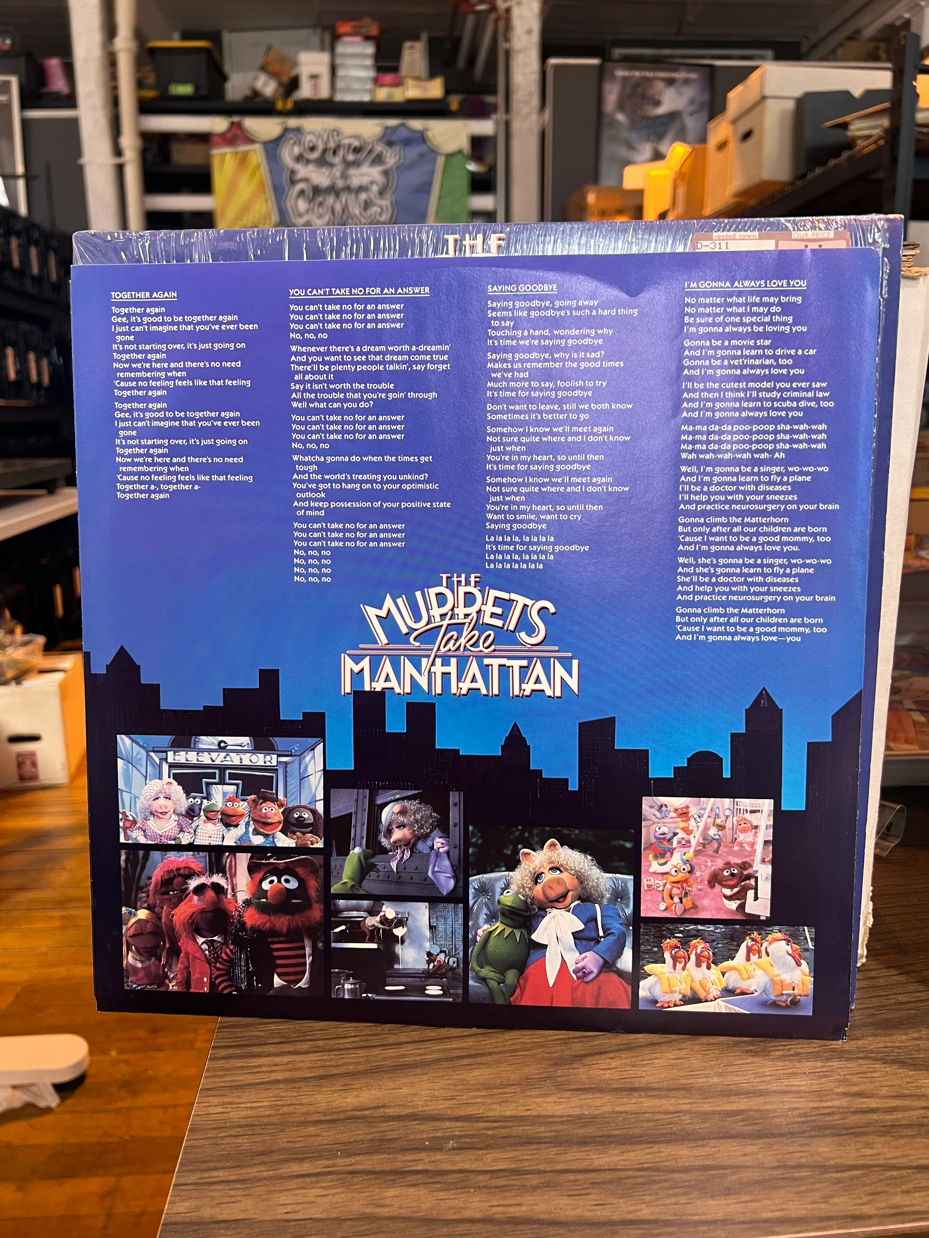 Muppets Take Manhattan : OST Soundtrack LP 1st Pressing NM/NM - Image 3