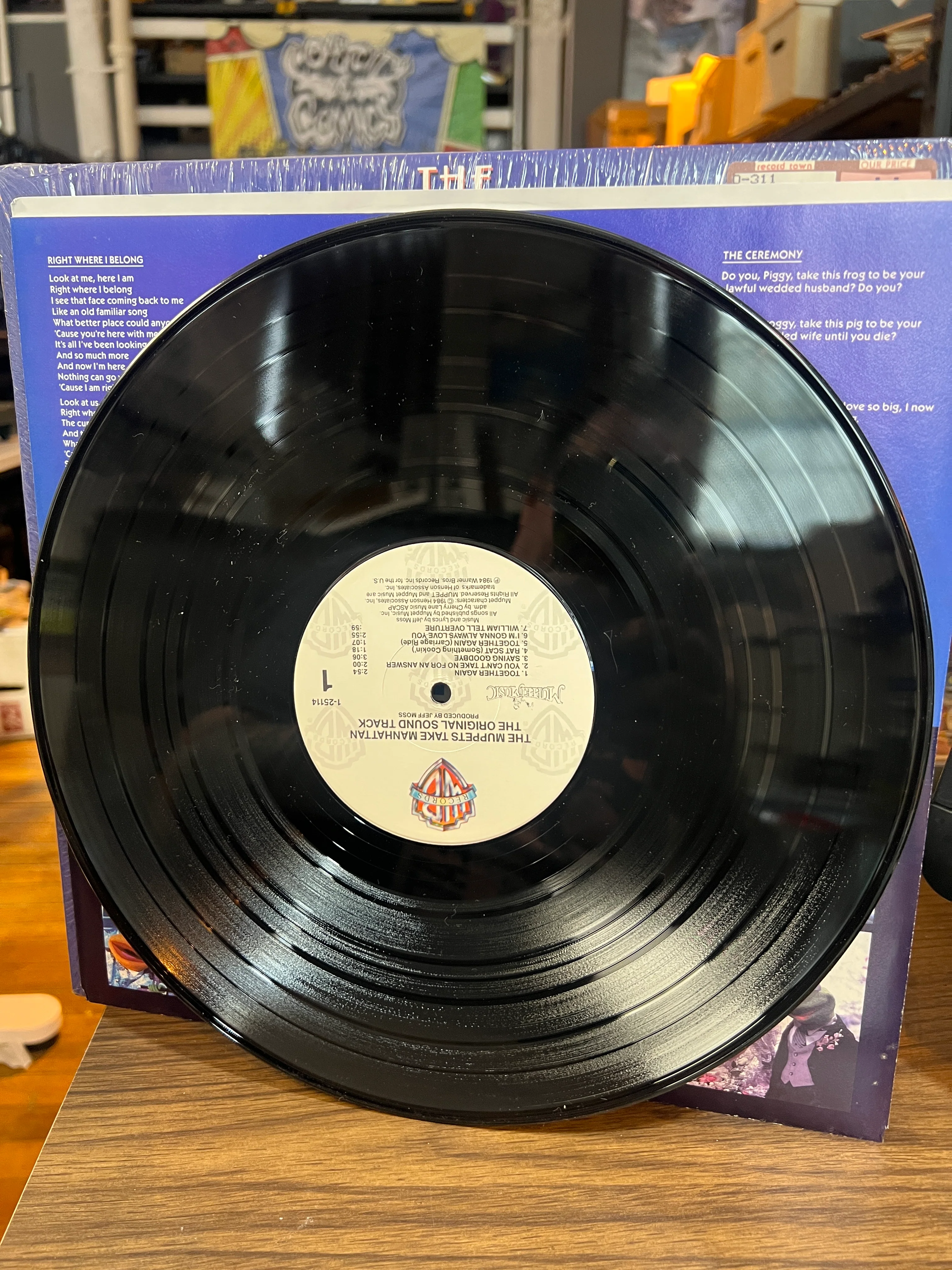Muppets Take Manhattan : OST Soundtrack LP 1st Pressing NM/NM - Image 4