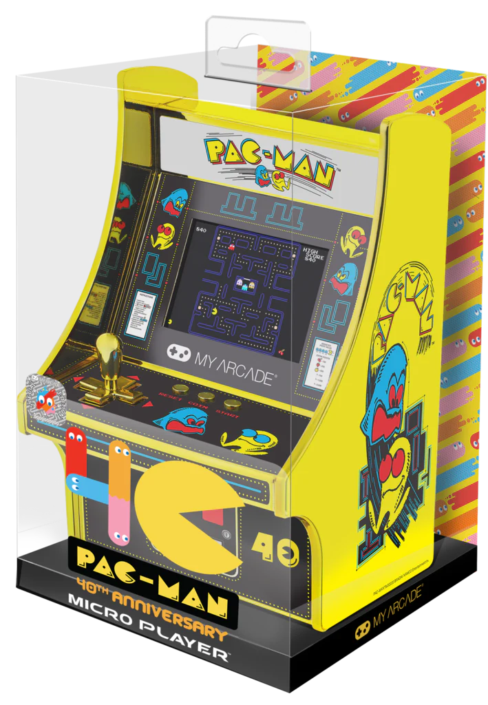 My Arcade: PAC-MAN⢠40TH ANNIVERSARY Micro Player Retro Arcade 6"