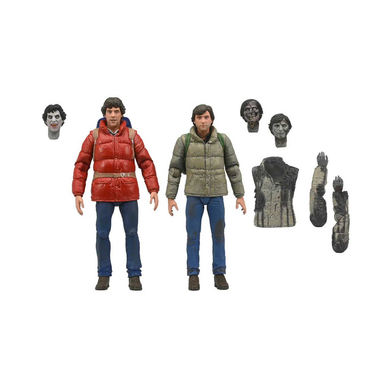 NECA - An American Werewolf in London Jack and David 7-Inch Scale Action Figures 2-Pack (MIB) - Image 2