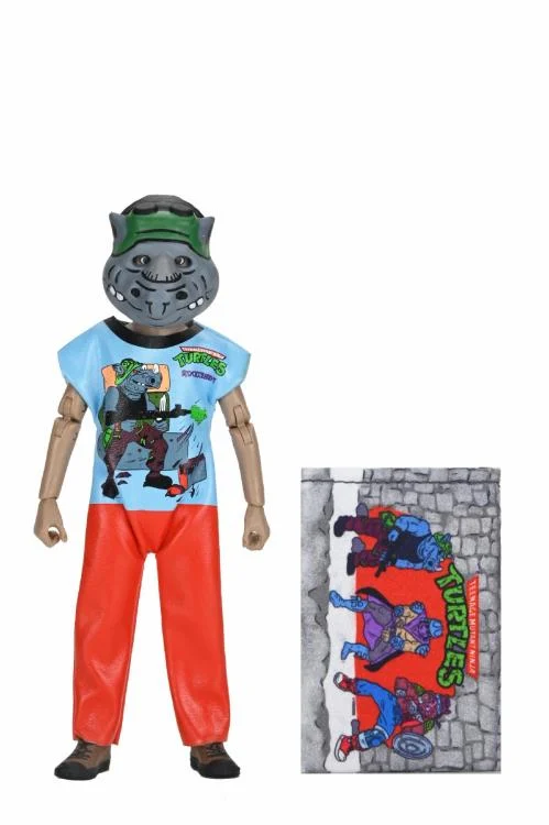 NECA BEN COOPER - Costume Kids Collection ROCKSTEADY Costume 6" Clothed Action Figure (TMNT/Teenage Mutant Ninja Turtles) - Image 2