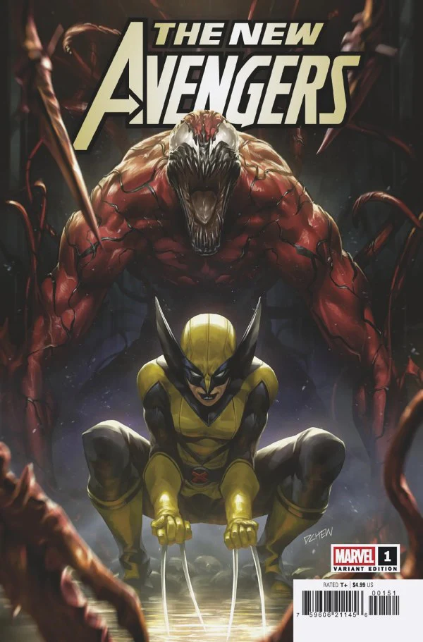 NEW AVENGERS #1 (2025) DERRICK CHEW CARNAGE AND LAURA KINNEY WOLVERINE VARIANT B