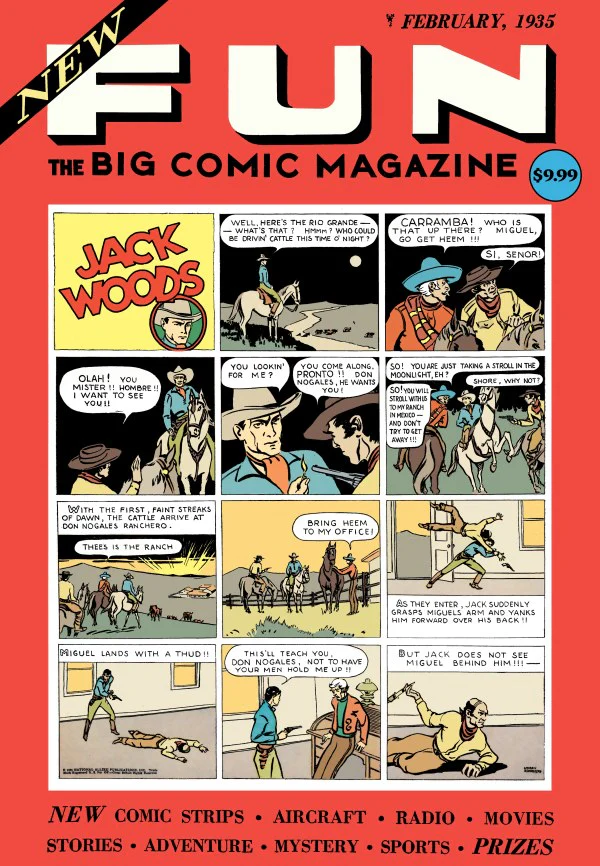 NEW FUN COMICS #1 FACSIMILE EDITION CVR A LYMAN ANDERSON (Treasury Size)