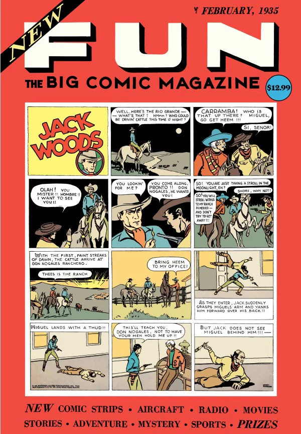 NEW FUN COMICS #1 FACSIMILE EDITION CVR B LYMAN ANDERSON ***FOIL VAR (Treasury Size)