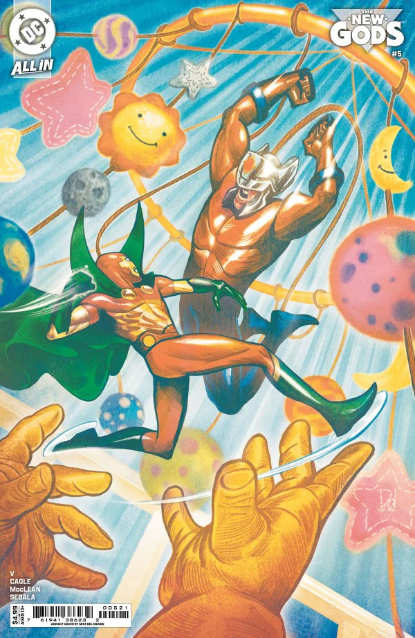 NEW GODS #5 (OF 12) CVR B MIKE DEL MUNDO CARD STOCK VAR