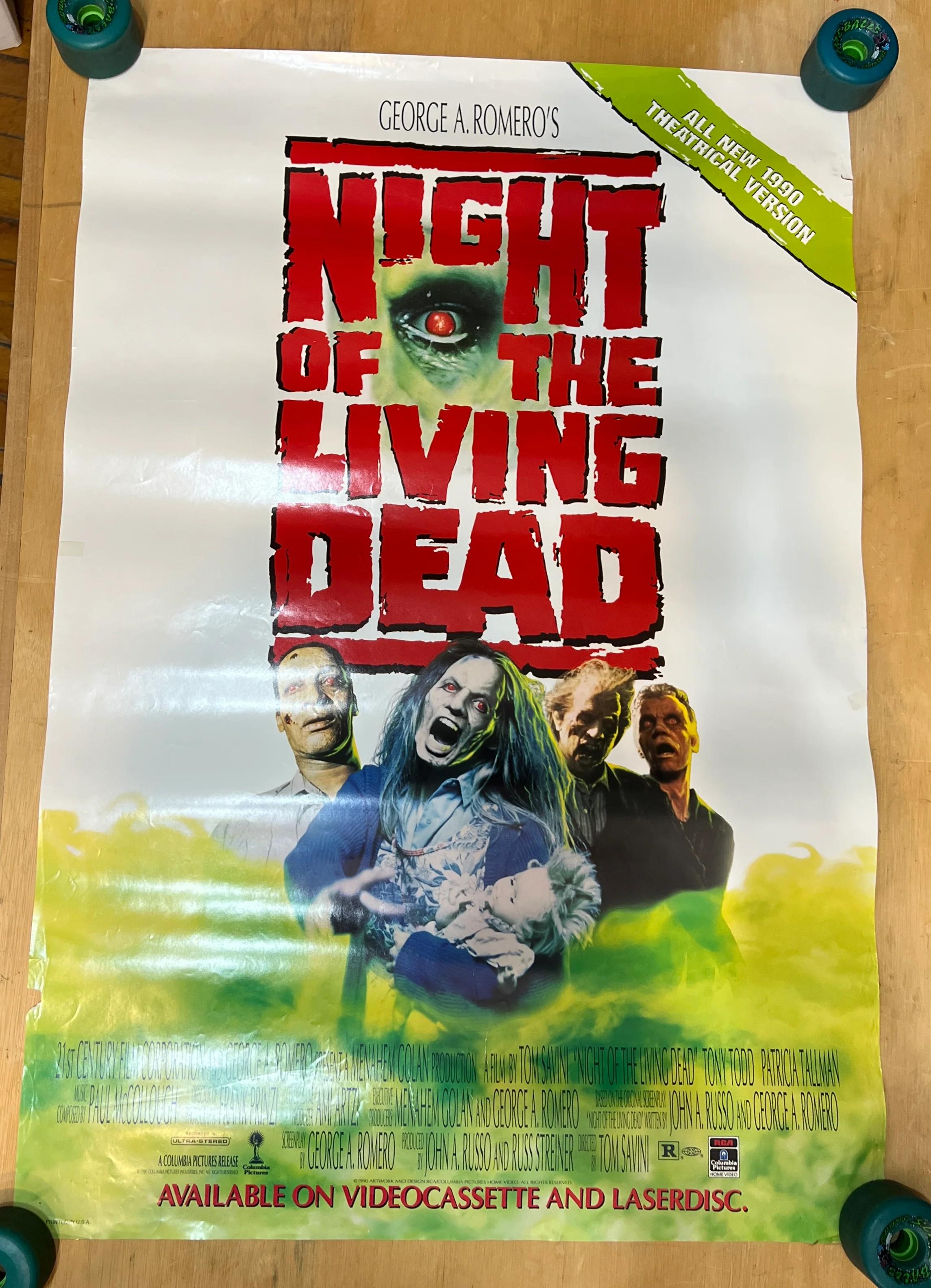 Night of the Living Dead (1990) : Video Store Poster
