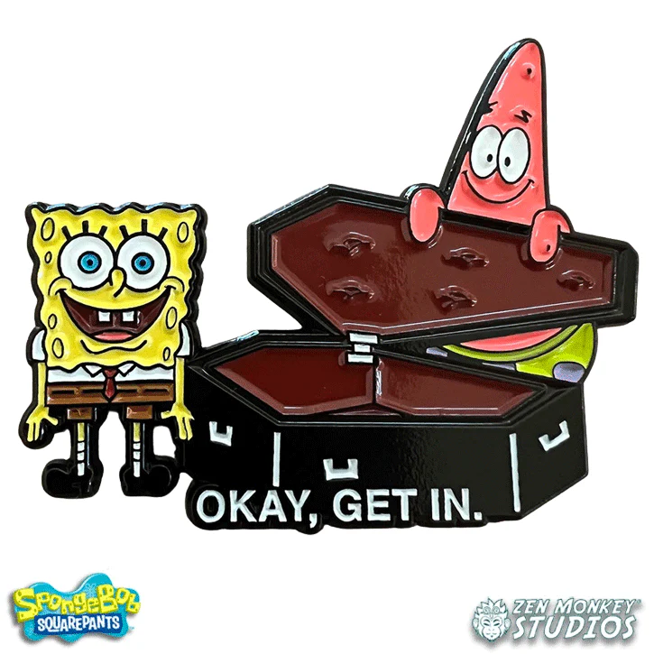 Enamel Pin: Okay, Get In - SpongeBob SquarePants Enamel Pin