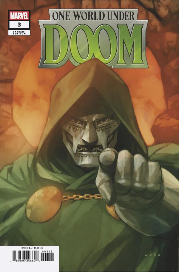 ONE WORLD UNDER DOOM #3 PHIL NOTO INC 1:25 VARIANT