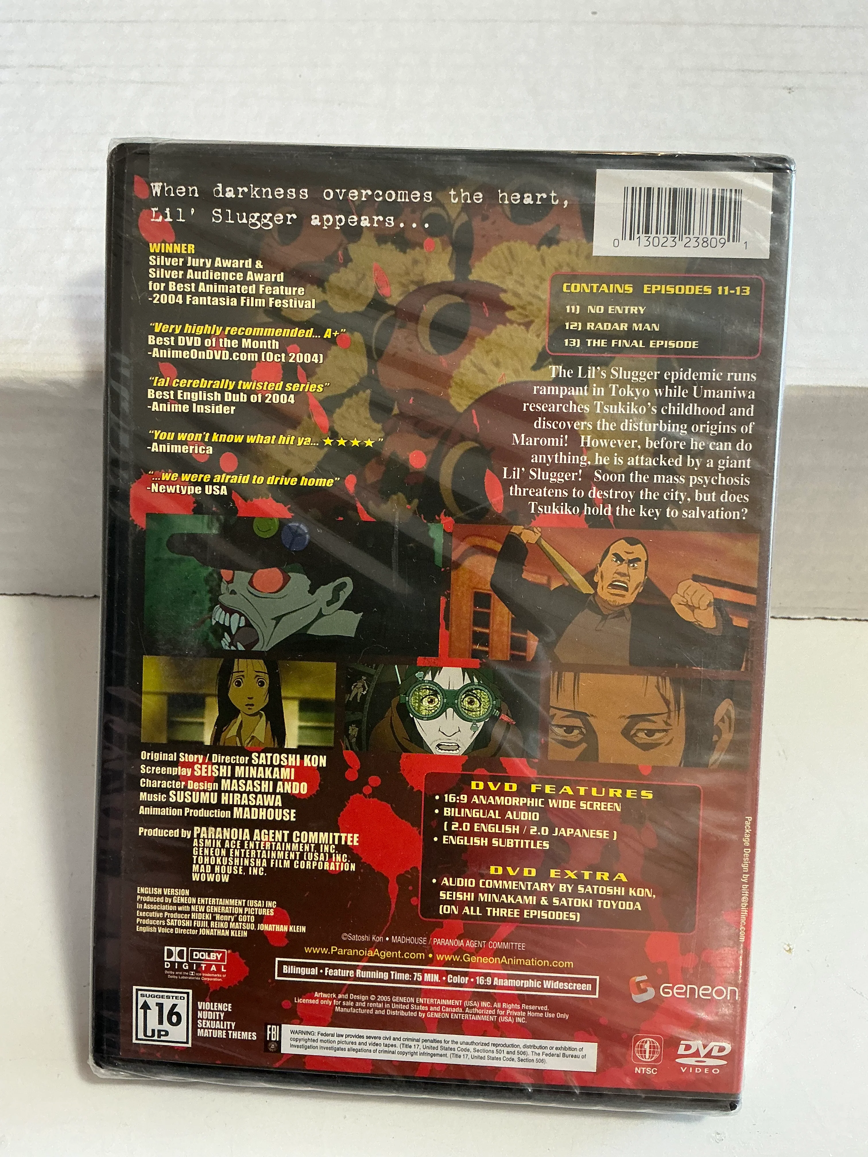 Paranoia Agent Volume 4 (Sealed) Anime DVD - Image 2