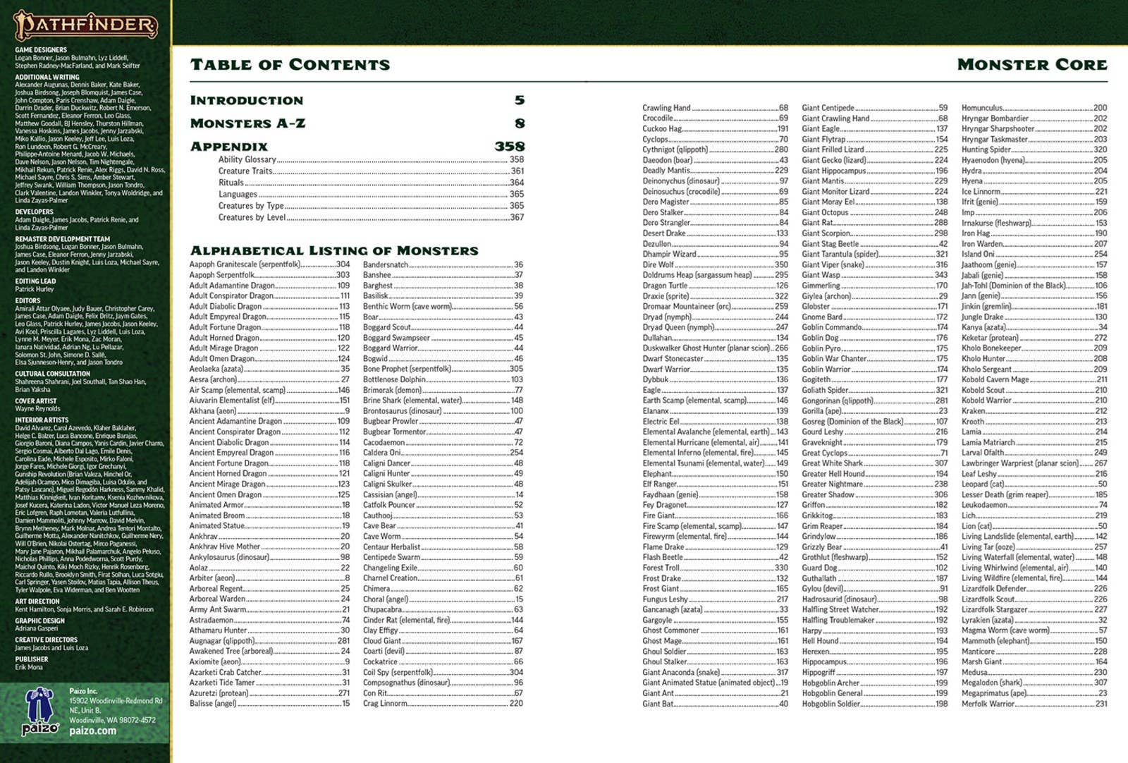 Pathfinder Monster Core (Paperback) - Image 2