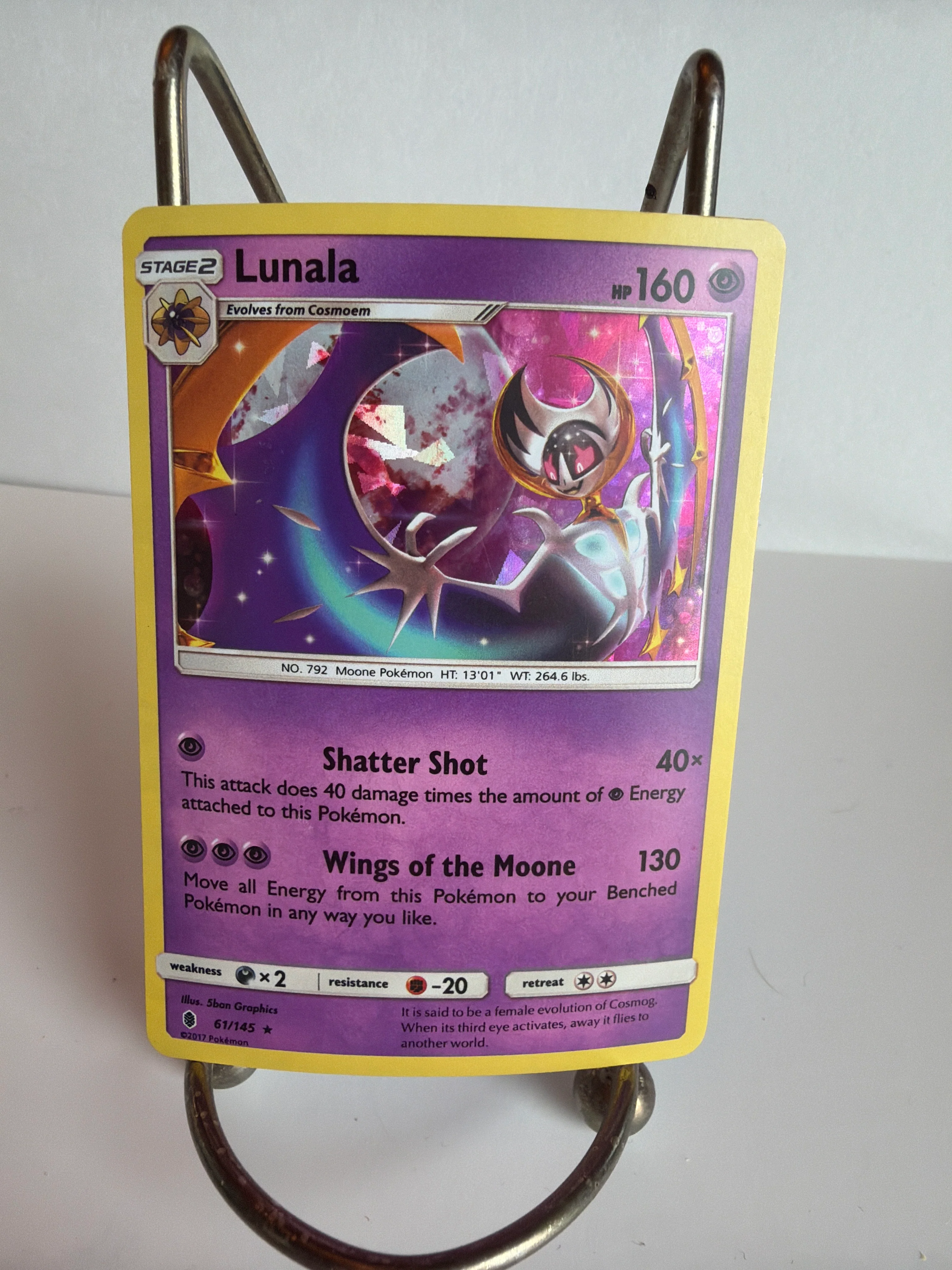 Pokemon : Sun & Moon - Guardians Rising : Lunala Foil