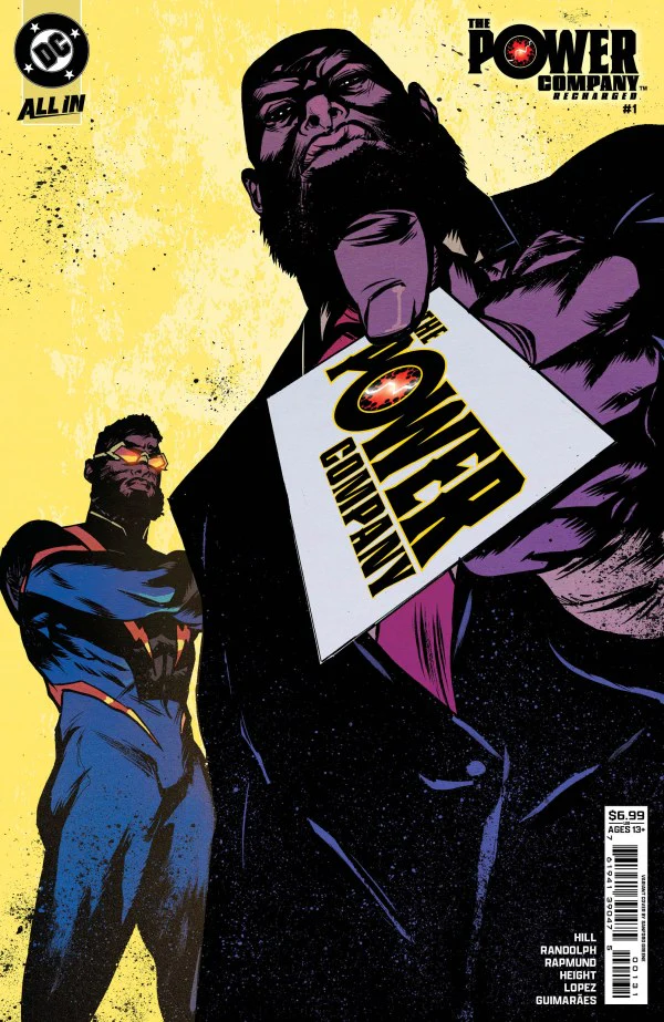 POWER COMPANY RECHARGED #1 (ONE SHOT) CVR C SANFORD GREENE CARD STOCK VAR