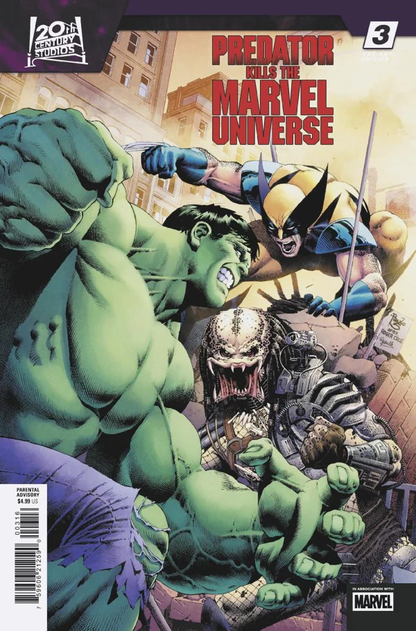 PREDATOR KILLS THE MARVEL UNIVERSE #3 PAULO SIQUEIRA INC 1:25 VARIANT
