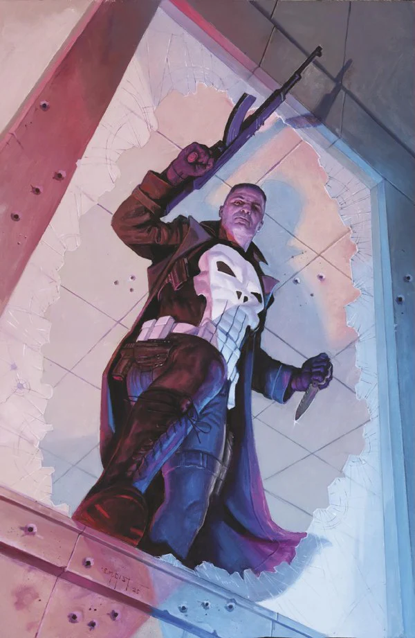 PUNISHER: RED BAND #1 (2025) E.M. GIST RATIO VIRGIN 2ND PRINTING VARIANT INC 1:25 [POLYBAGGED]