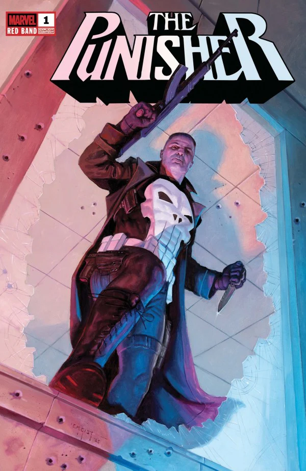 PUNISHER: RED BAND #1 (2025) E.M. GIST VARIANT [POLYBAGGED]