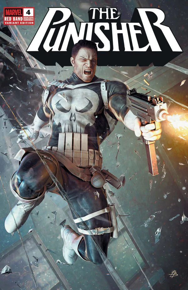 PUNISHER: RED BAND #4 (2025) BJORN BARENDS INC 1:25 VARIANT [POLYBAGGED]