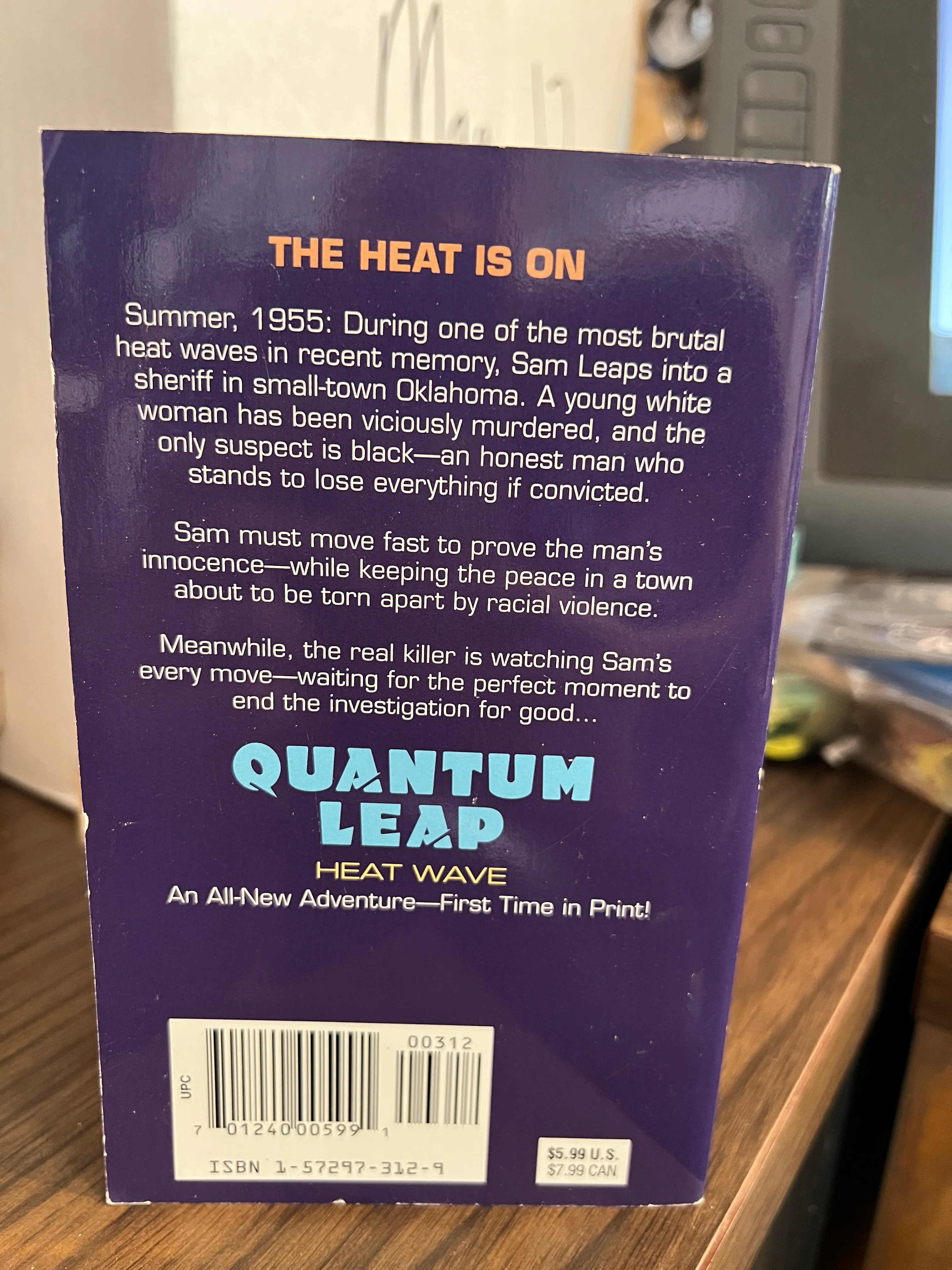 Quantum Leap : "Heat Wave" Tie-In Paperback Novel - Image 3
