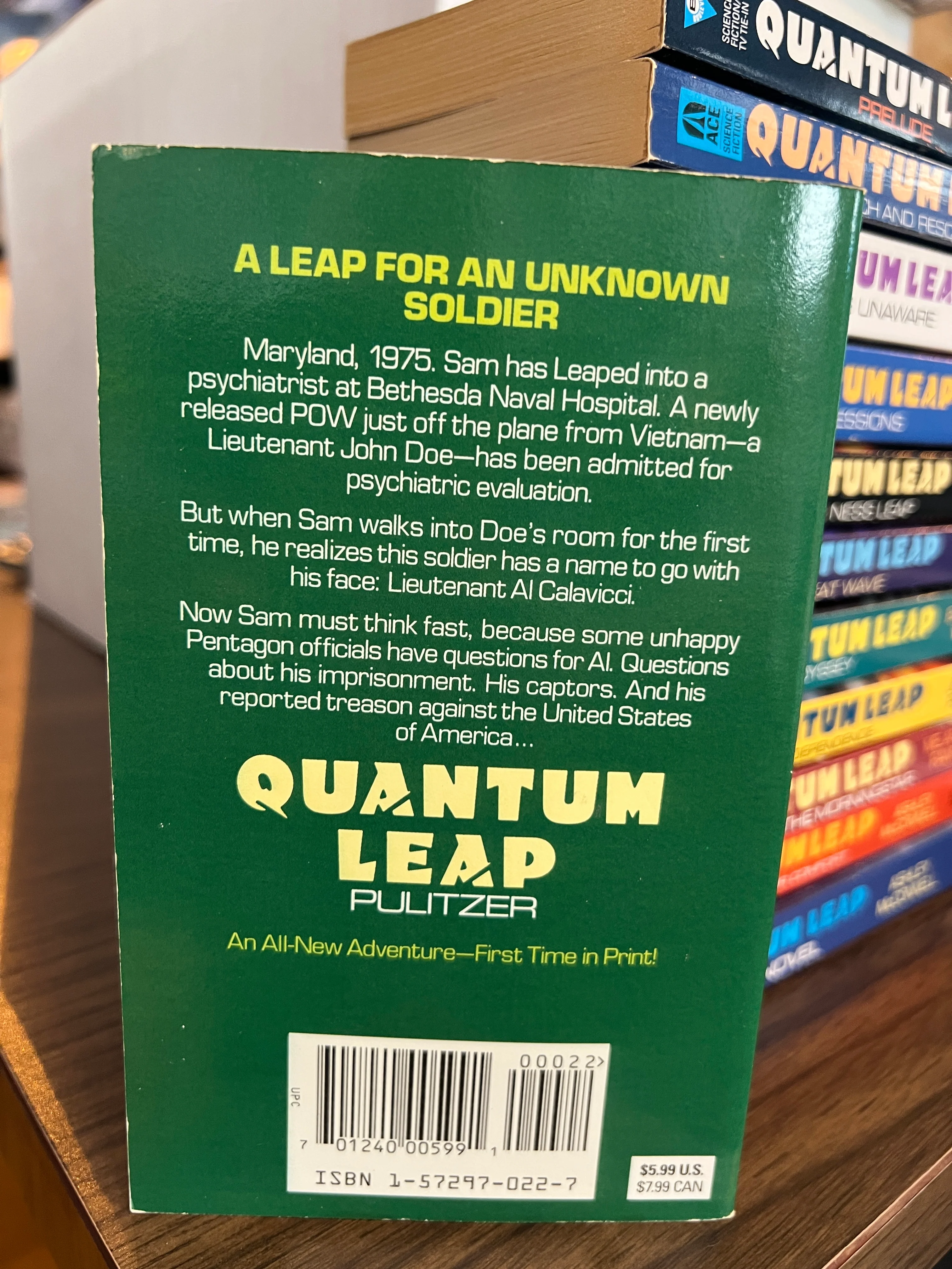 Quantum Leap : Pulitzer Tie-In Paperback Novel #08 - Image 3