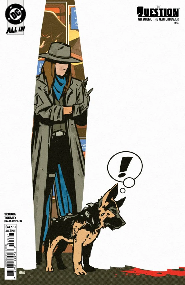 QUESTION ALL ALONG THE WATCHTOWER #6 (OF 6) CVR B JORGE FORNES CARD STOCK VAR