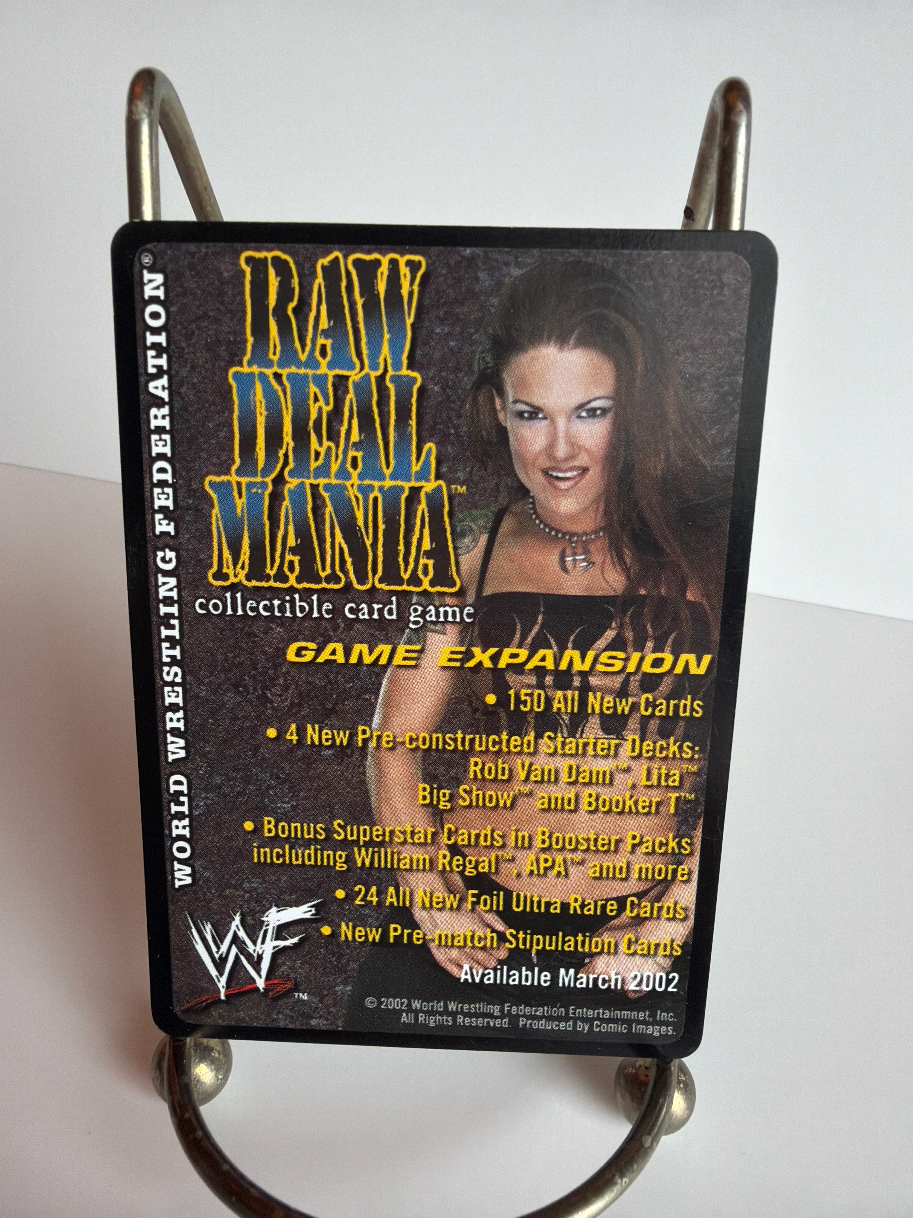 Raw Deal Mania : WWF / CCG Promo Card - Image 2