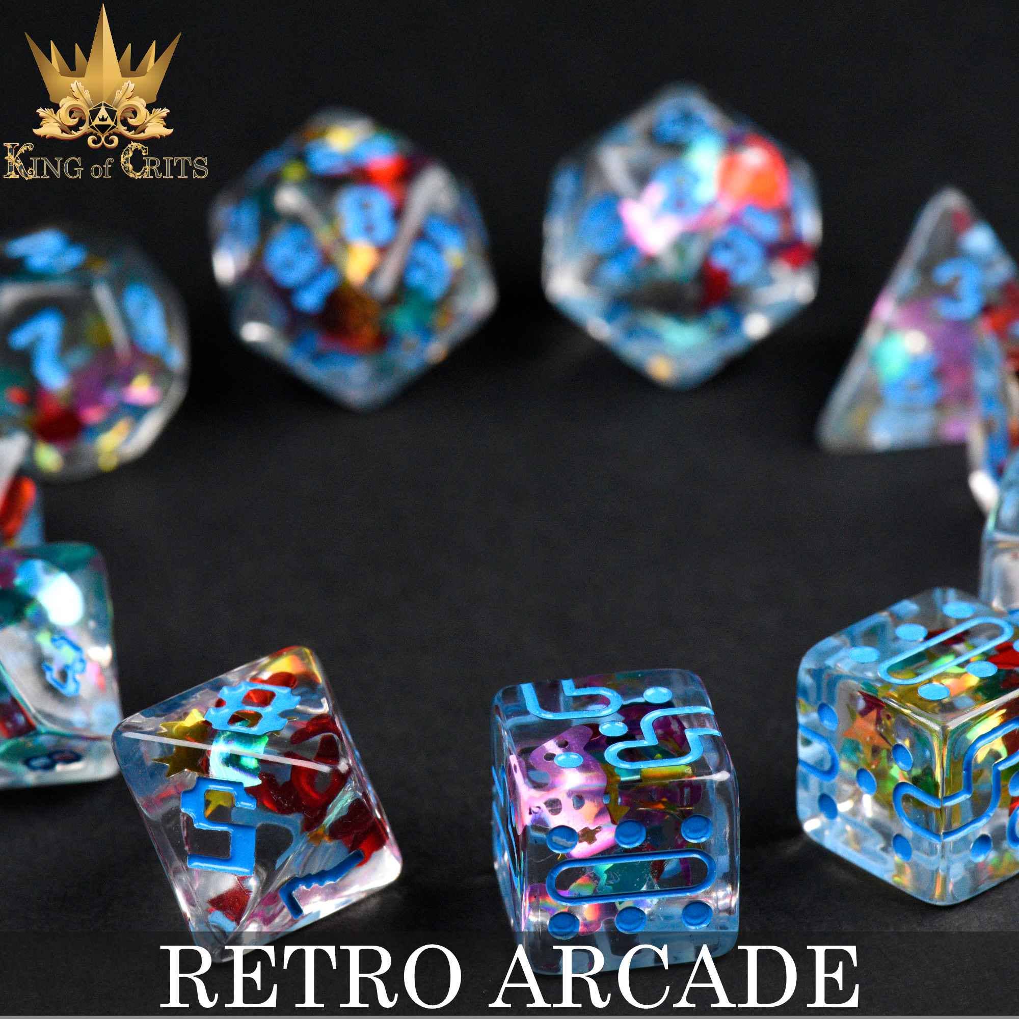 Retro Arcade - 11 Dice Set - Image 3