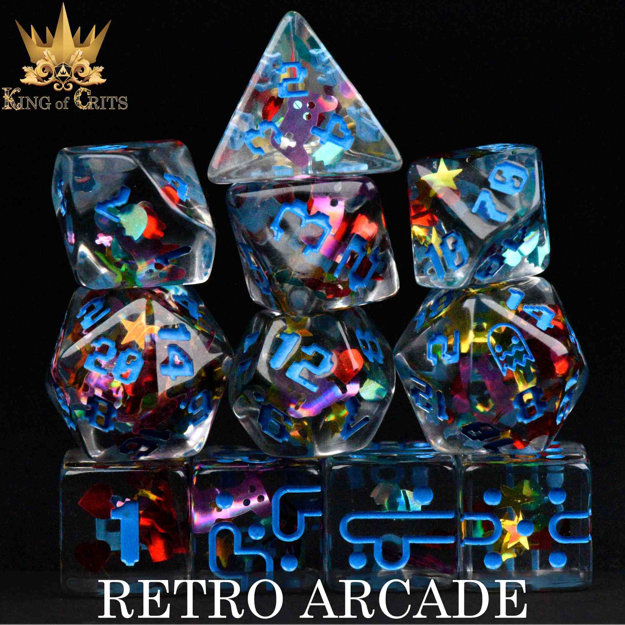 Retro Arcade - 11 Dice Set - Image 5
