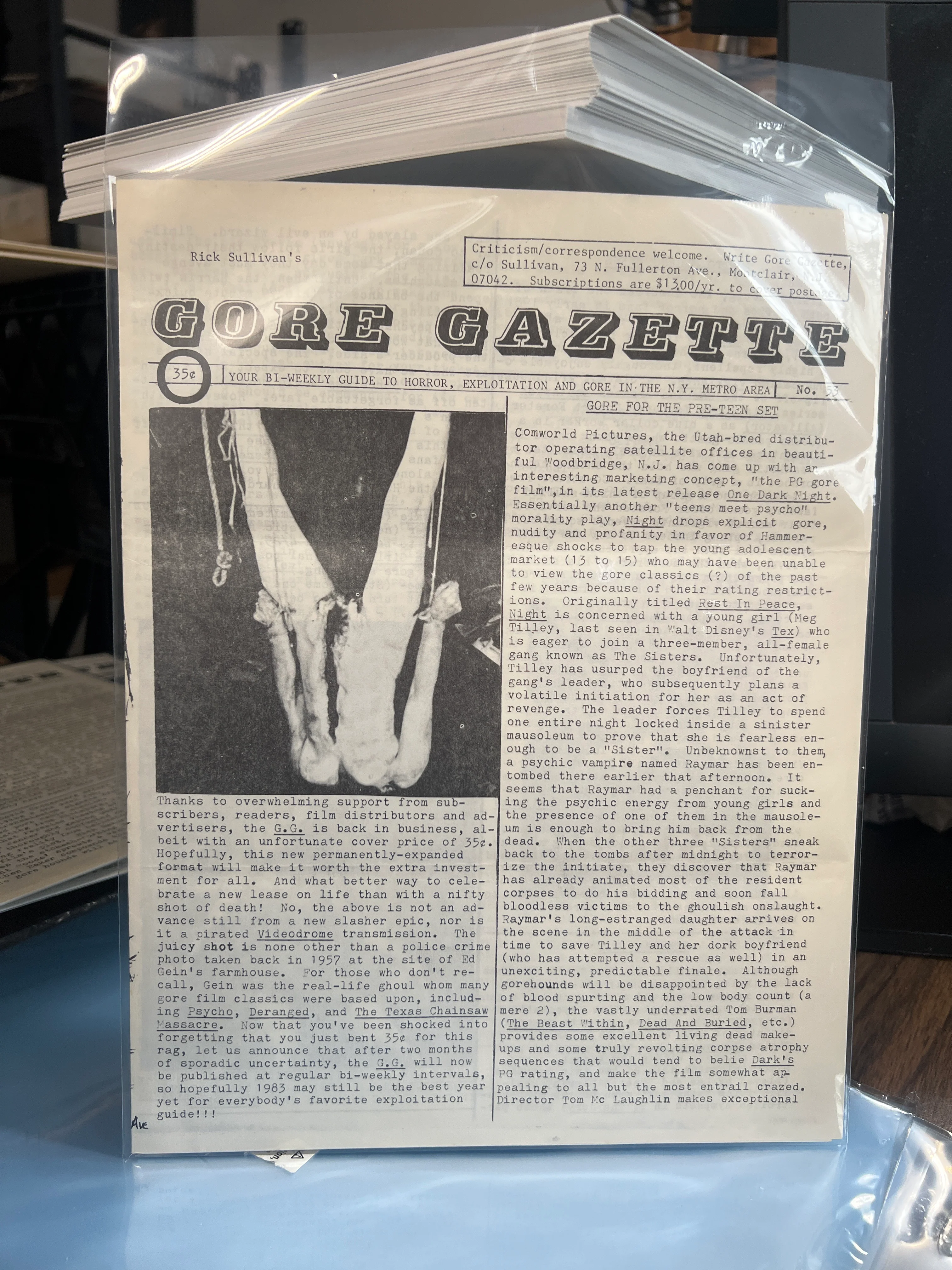 Rick Sullivan's Gore Gazette #53