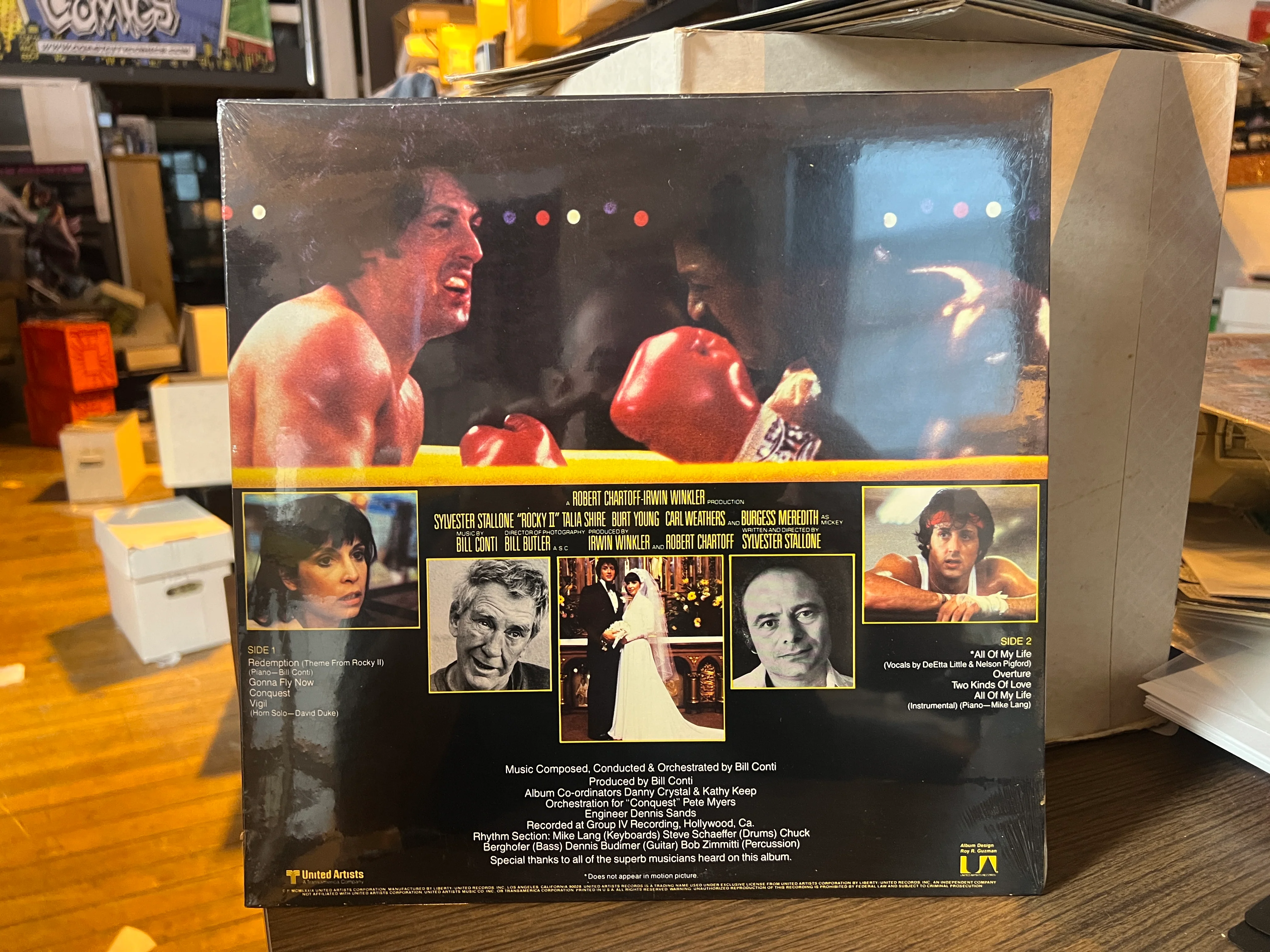 ROCKY II (Bill Conit) LP : Sealed UA-LA972-1 - Image 2