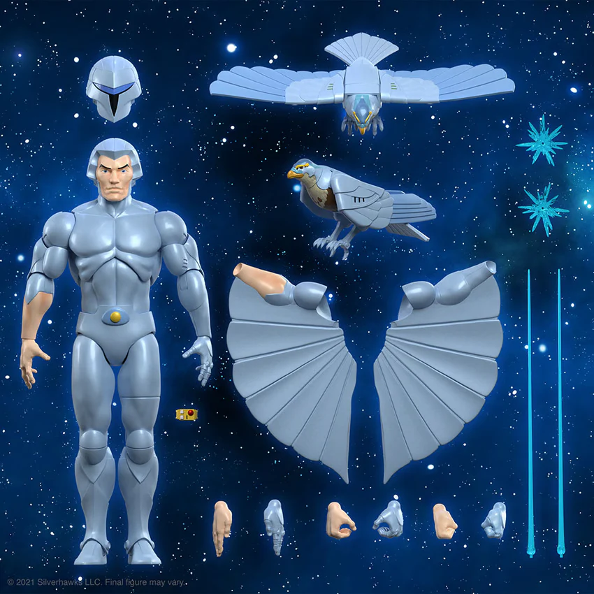 SilverHawks ULTIMATES! Quicksilver Super 7 Figure MISB - Image 2