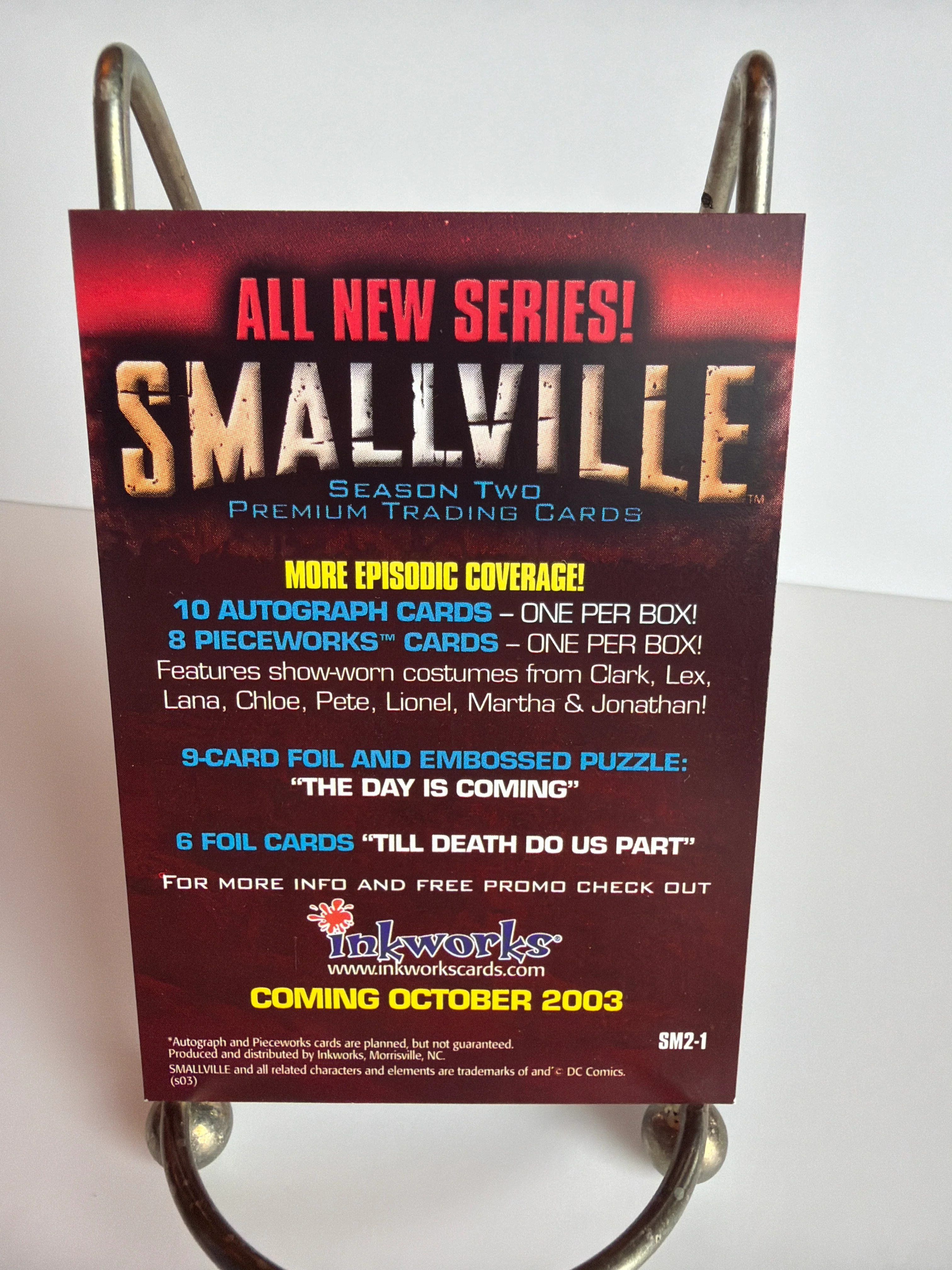 Smallville : Trading Cards Season Two Promo Card - Image 2