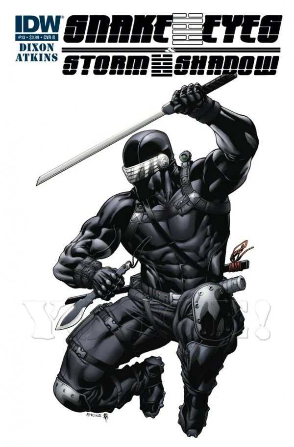 Snake Eyes & Storm Shadow #13 (2011 IDW) Snake Eyes Variant