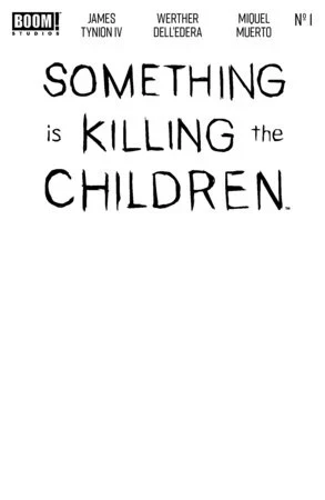 Something is Killing the Children #1 ZAC 10th Printing Blank Sketch Variant (Dressed Sketch)