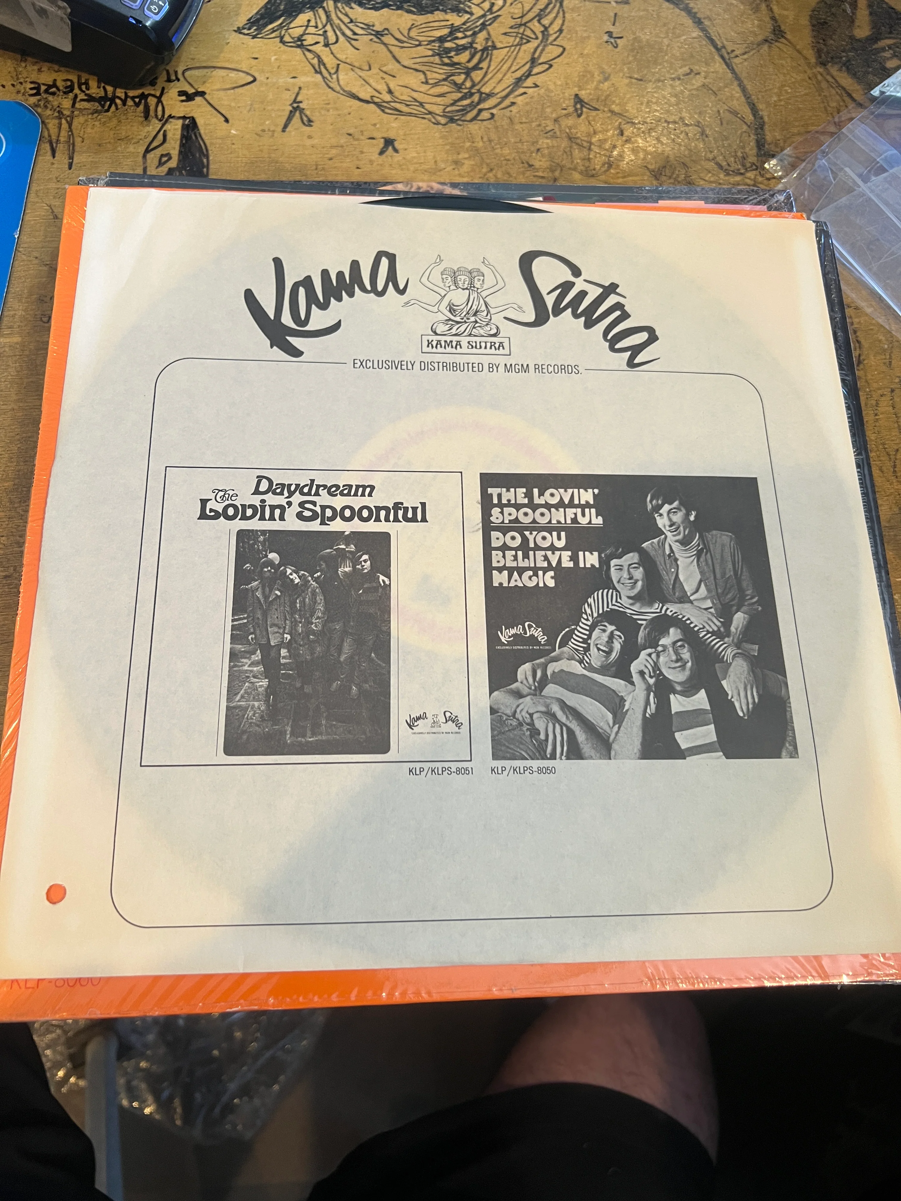 Sopwith Camel : Self Titled Garage / Psych 1967 Karma Sutra Records KLP-8060 (Cutout punch) - Image 2