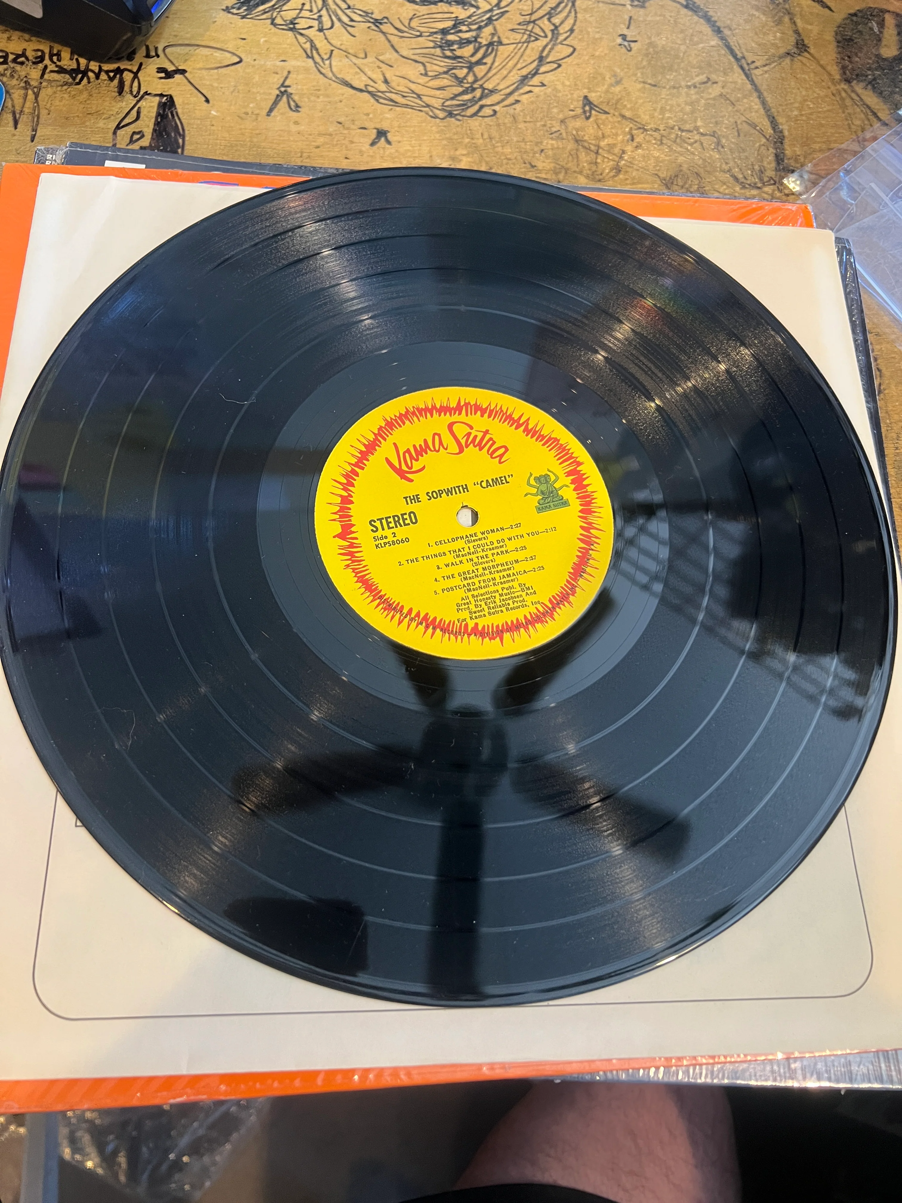 Sopwith Camel : Self Titled Garage / Psych 1967 Karma Sutra Records KLP-8060 (Cutout punch) - Image 3