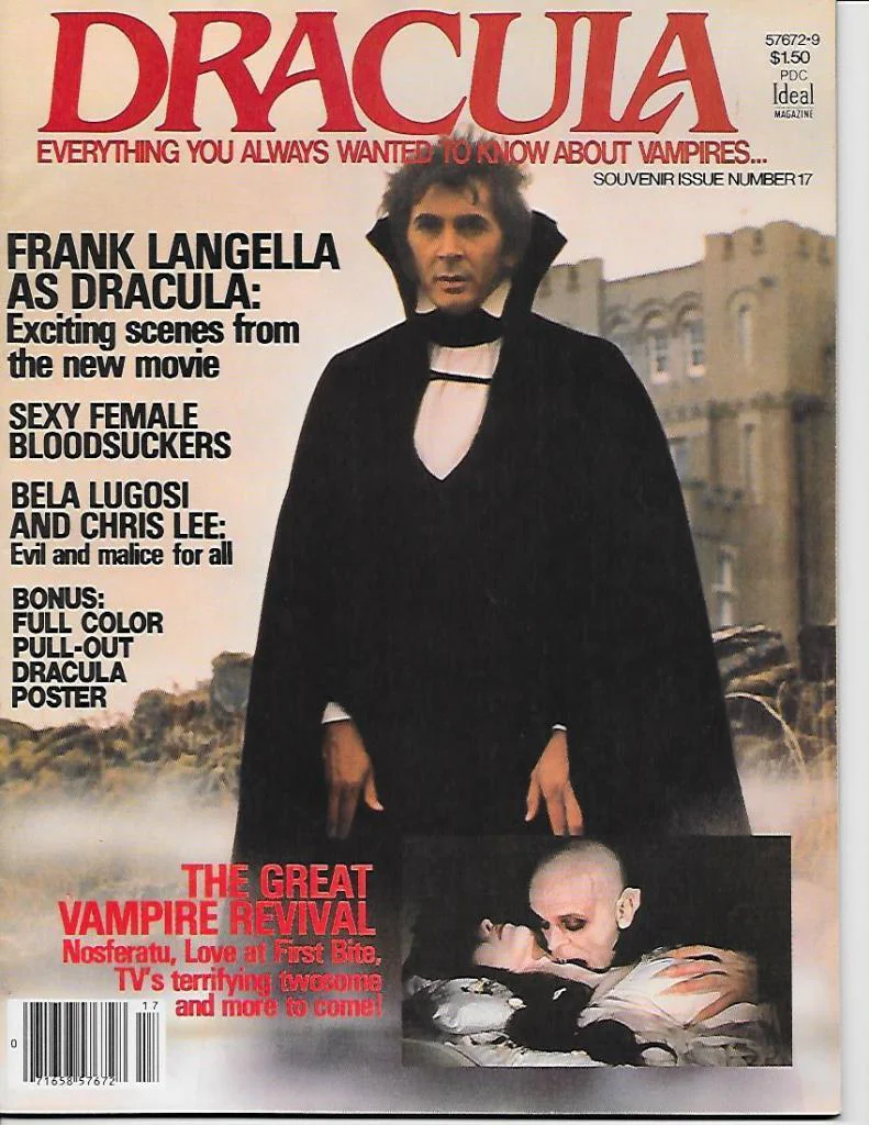 Souvenir Magazine #17 : Dracula - Everything You Always Wanted to Know About Vampires (1977 Ideal)