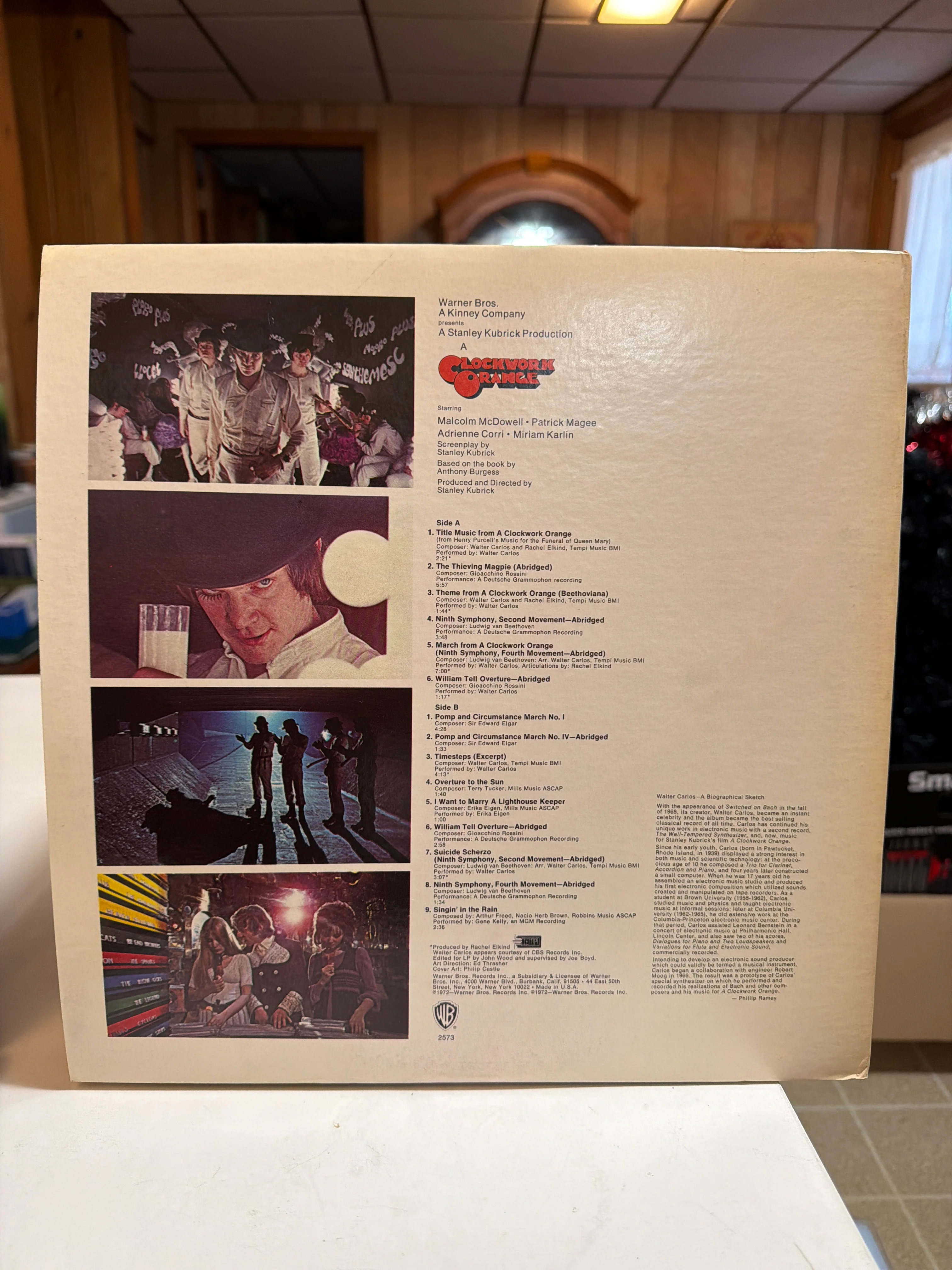 Stanley Kubrick's Clockwork Orange : Vintage LP BS-2513 1972 RELEASE - Image 3