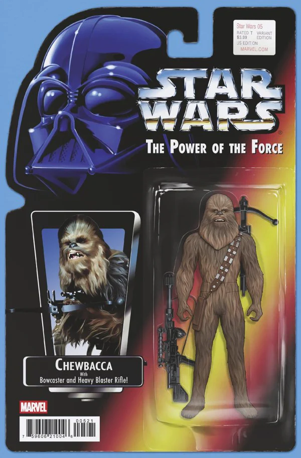 STAR WARS #5 (2025) JOHN TYLER CHRISTOPHER ACTION FIGURE VARIANT *NOT A TOY! THIS IS A COMIC BOOK!!!*