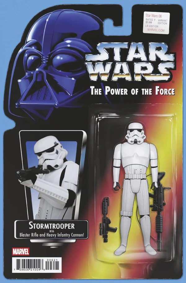 STAR WARS #6 (2025) JOHN TYLER CHRISTOPHER ACTION FIGURE VARIANT *NOT A TOY! THIS IS A COMIC BOOK!!!*