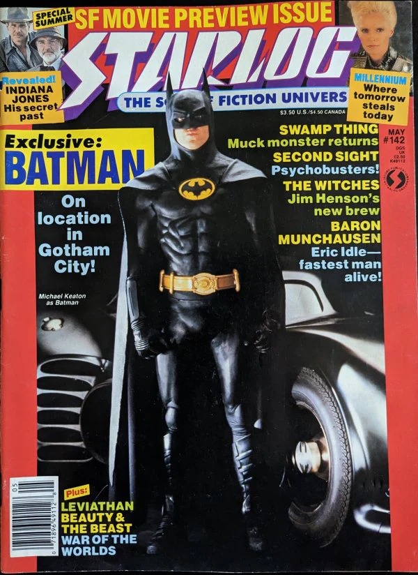Starlog #142 Batman Cover